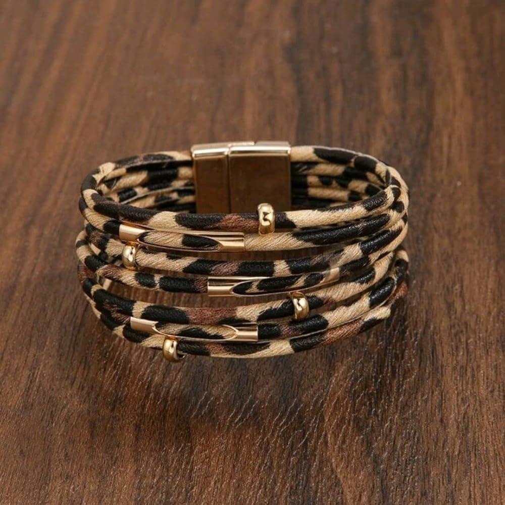 Wide Boho Multilayer Wrap Bracelet