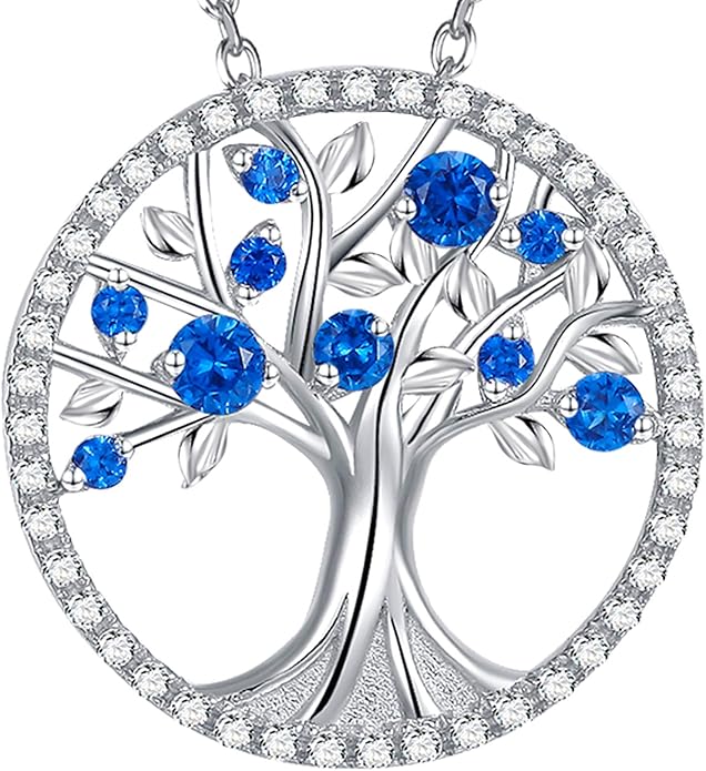 Tree of Life Sapphire Necklace