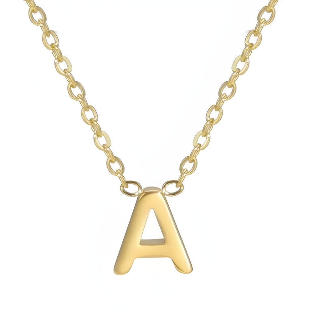 Chic Love Letter Gold Initial Necklace