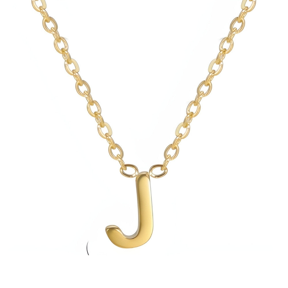 Chic Love Letter Gold Initial Necklace