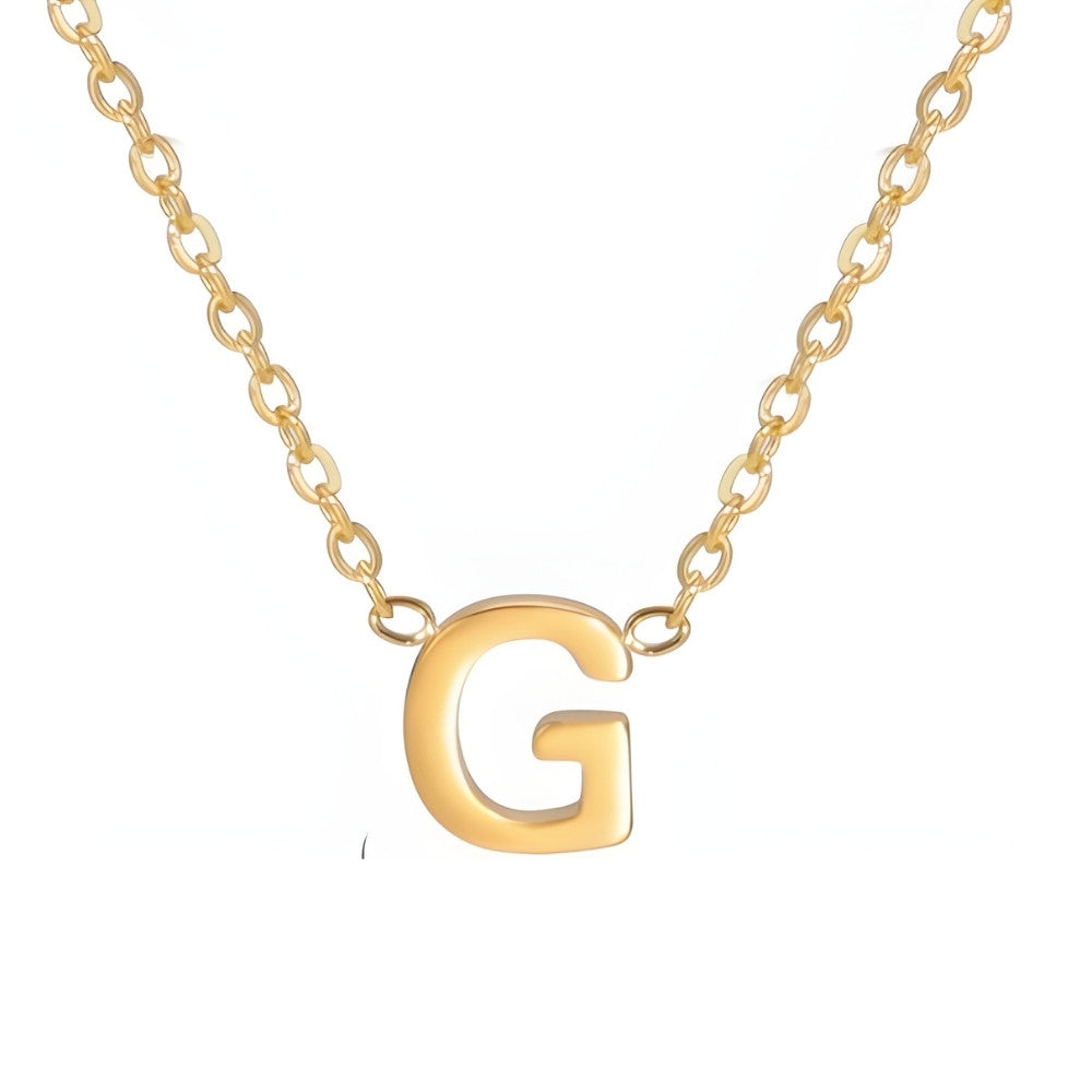 Chic Love Letter Gold Initial Necklace