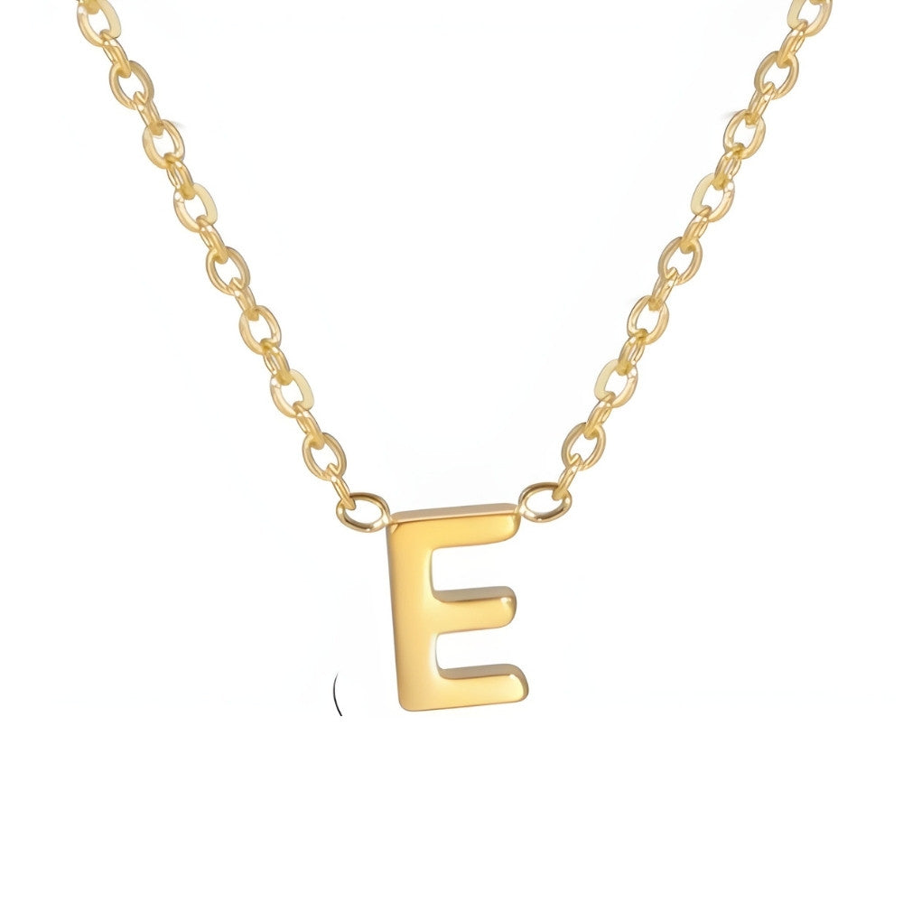 Chic Love Letter Gold Initial Necklace