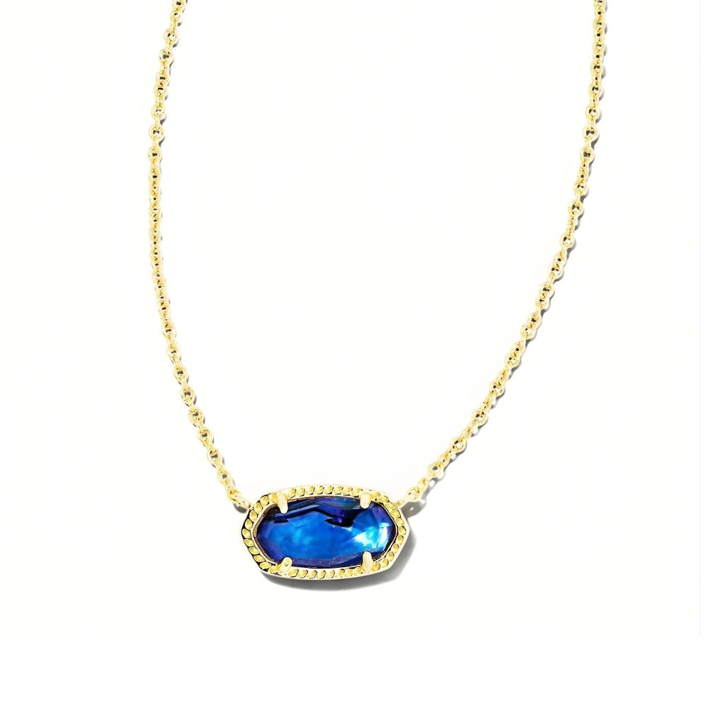 Classic Oval Sapphire Necklace