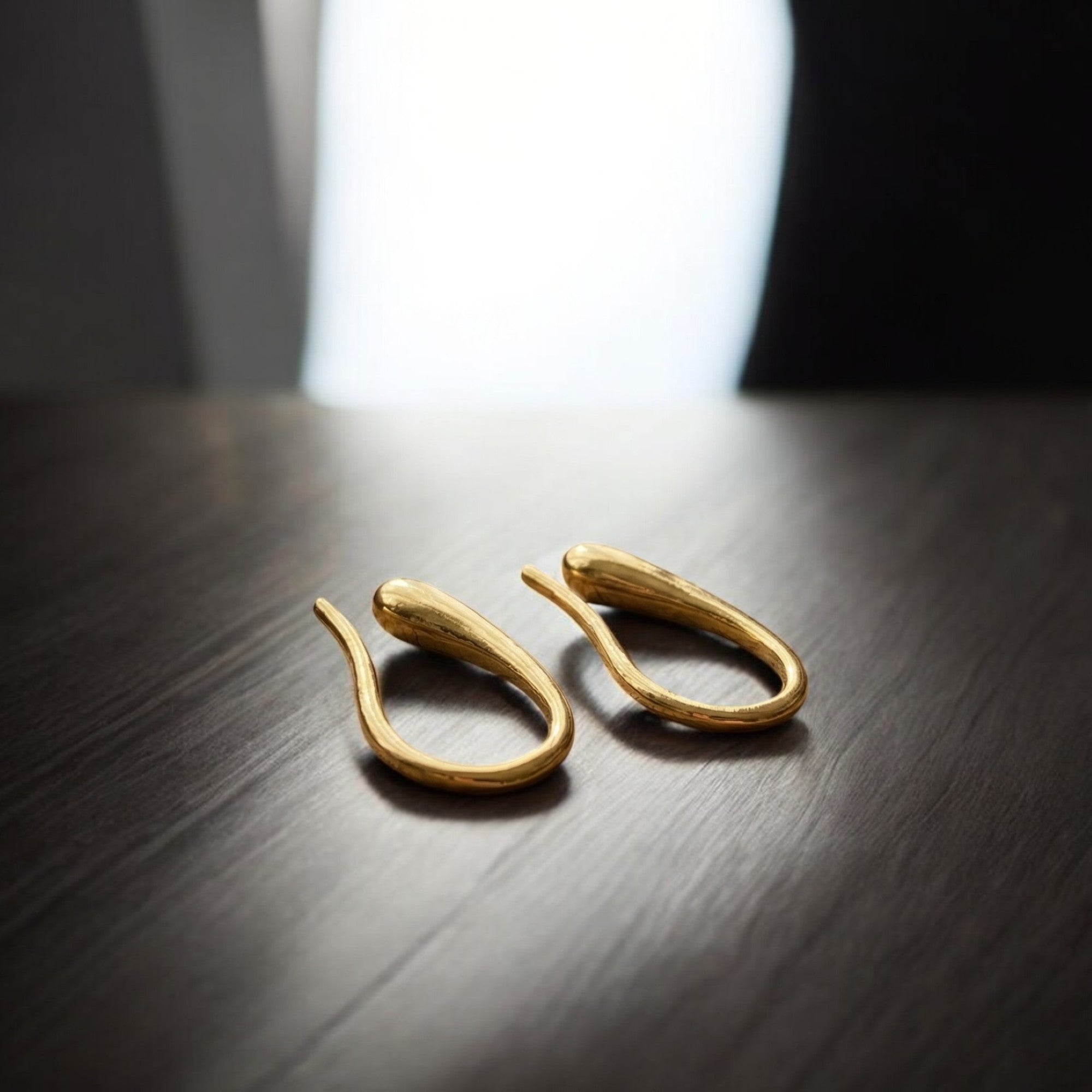 Antique Drop Gold & Silver Earrings