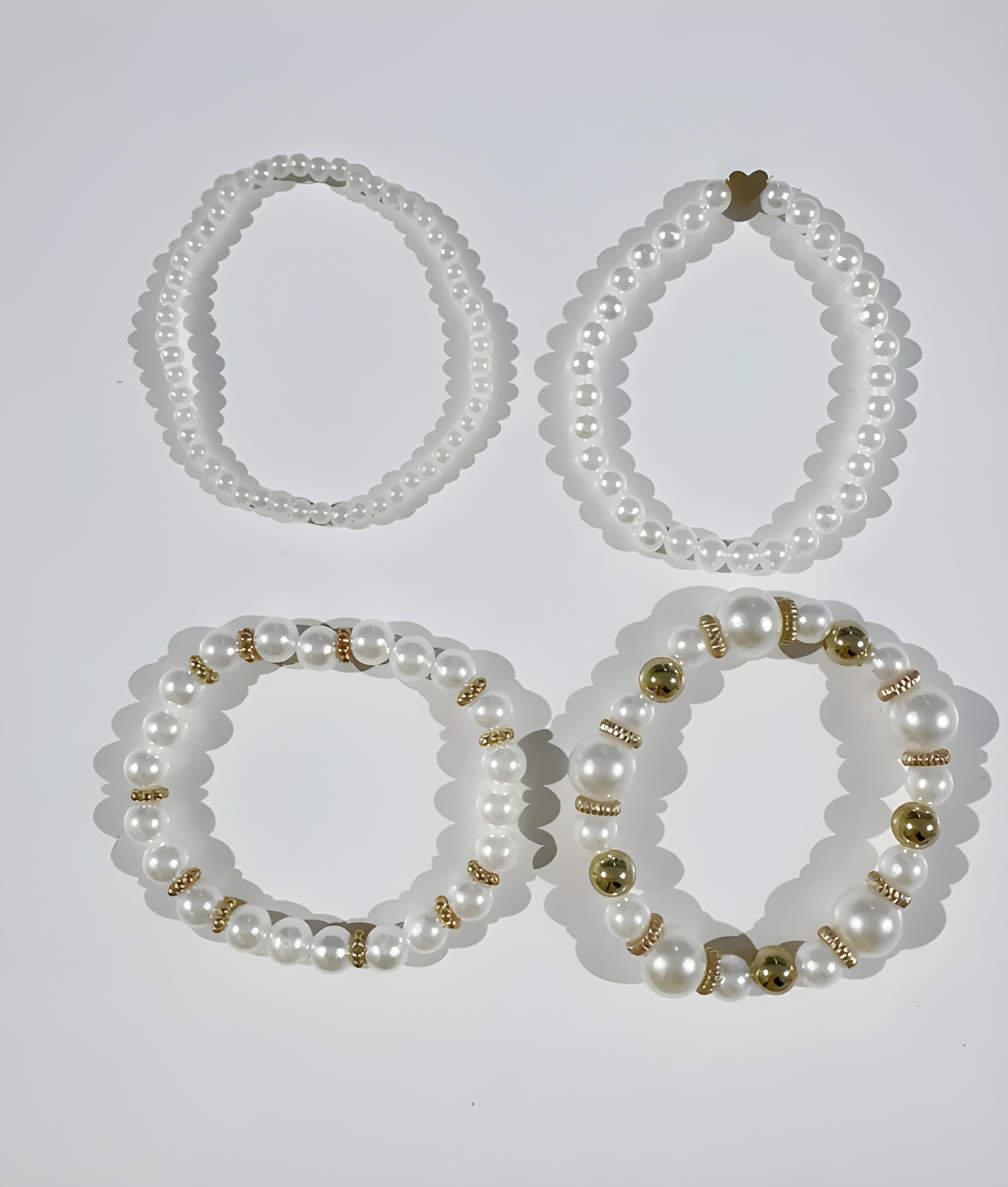 Exquisite Pearl Bracelet Set
