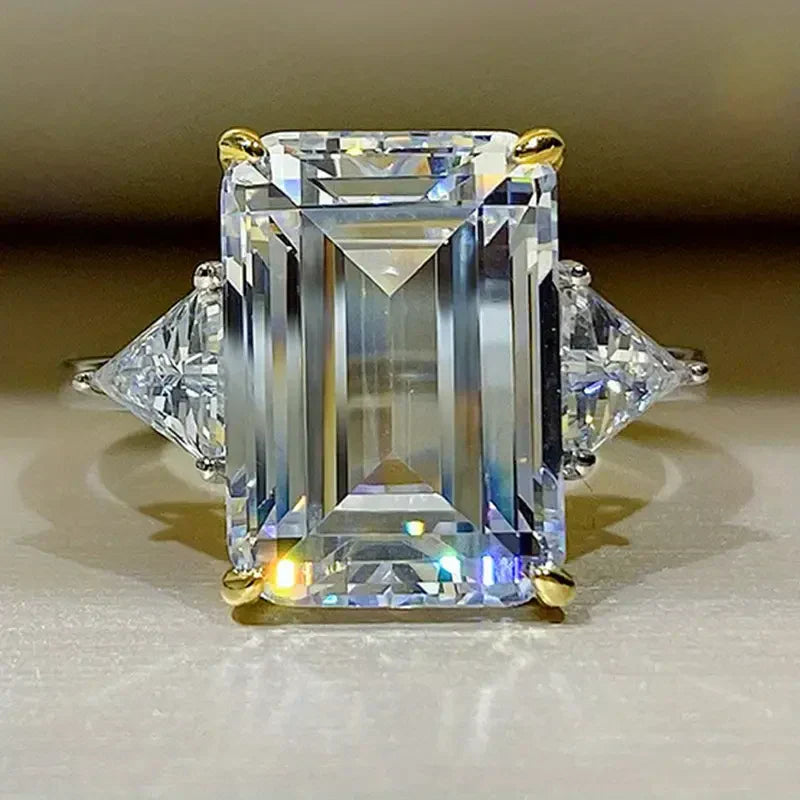 Antique Square Glass Ring