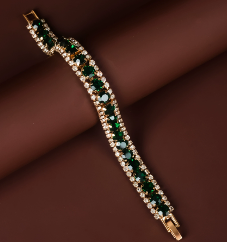 Golden Green Bracelet